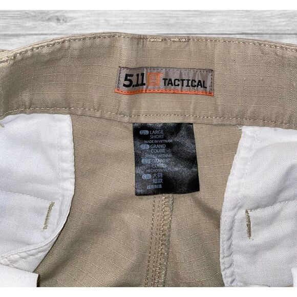 5.11 Tactical Tan Cargo Pants Womens Size Large Short (35x28) - Flaw - Picture 5 of 10